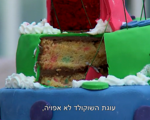 עוגת יום הולדת טל ועומרי צילום מסך